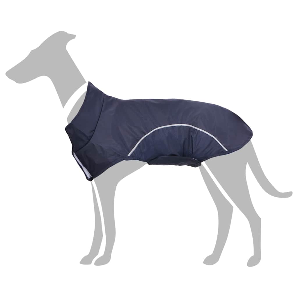 Chubasquero para perros con bandas reflectantes amarillo 2XL
