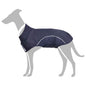 Chubasquero para perros con bandas reflectantes amarillo 2XL