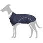 Chubasquero para perros con bandas reflectantes amarillo 2XL