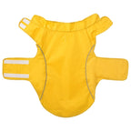 Chubasquero para perros con bandas reflectantes amarillo 2XL