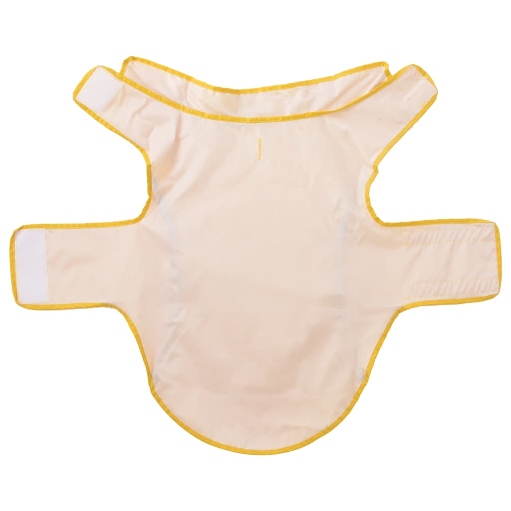 Chubasquero para perros con bandas reflectantes amarillo 2XL