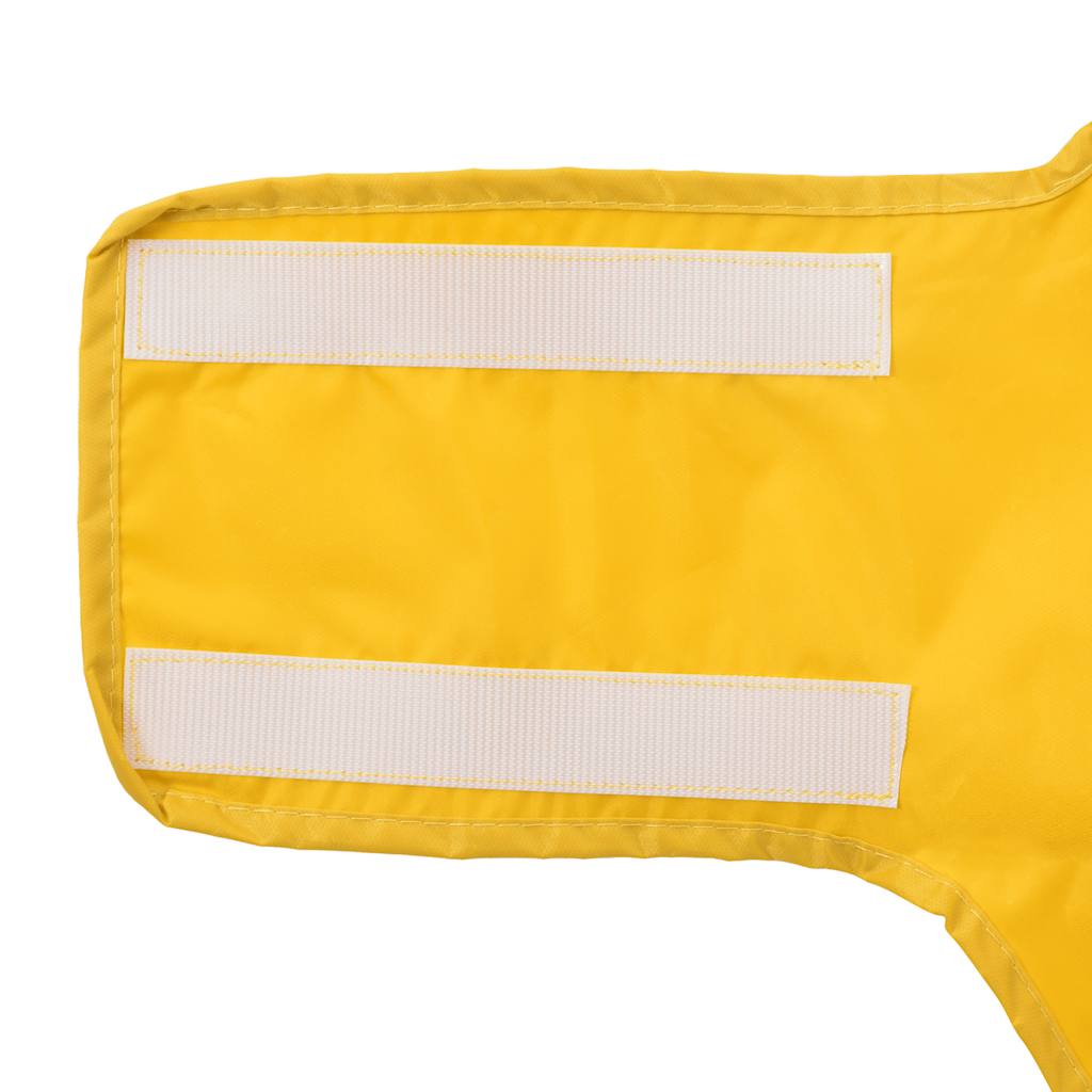 Chubasquero para perros con bandas reflectantes amarillo 2XL