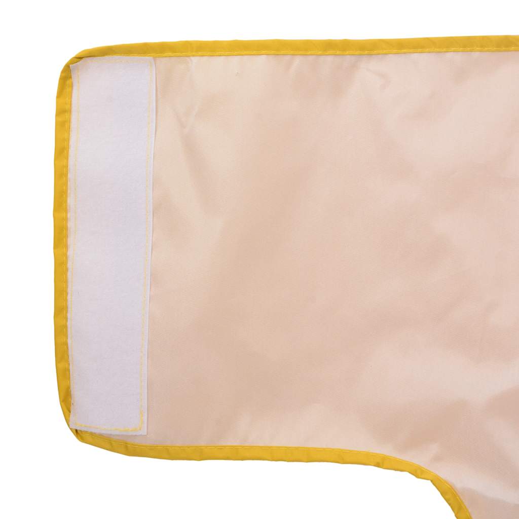 Chubasquero para perros con bandas reflectantes amarillo 2XL