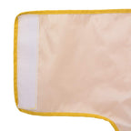 Chubasquero para perros con bandas reflectantes amarillo 2XL