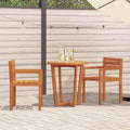 Sillas de jardín 2 uds madera maciza de acacia 59x55x85 cm