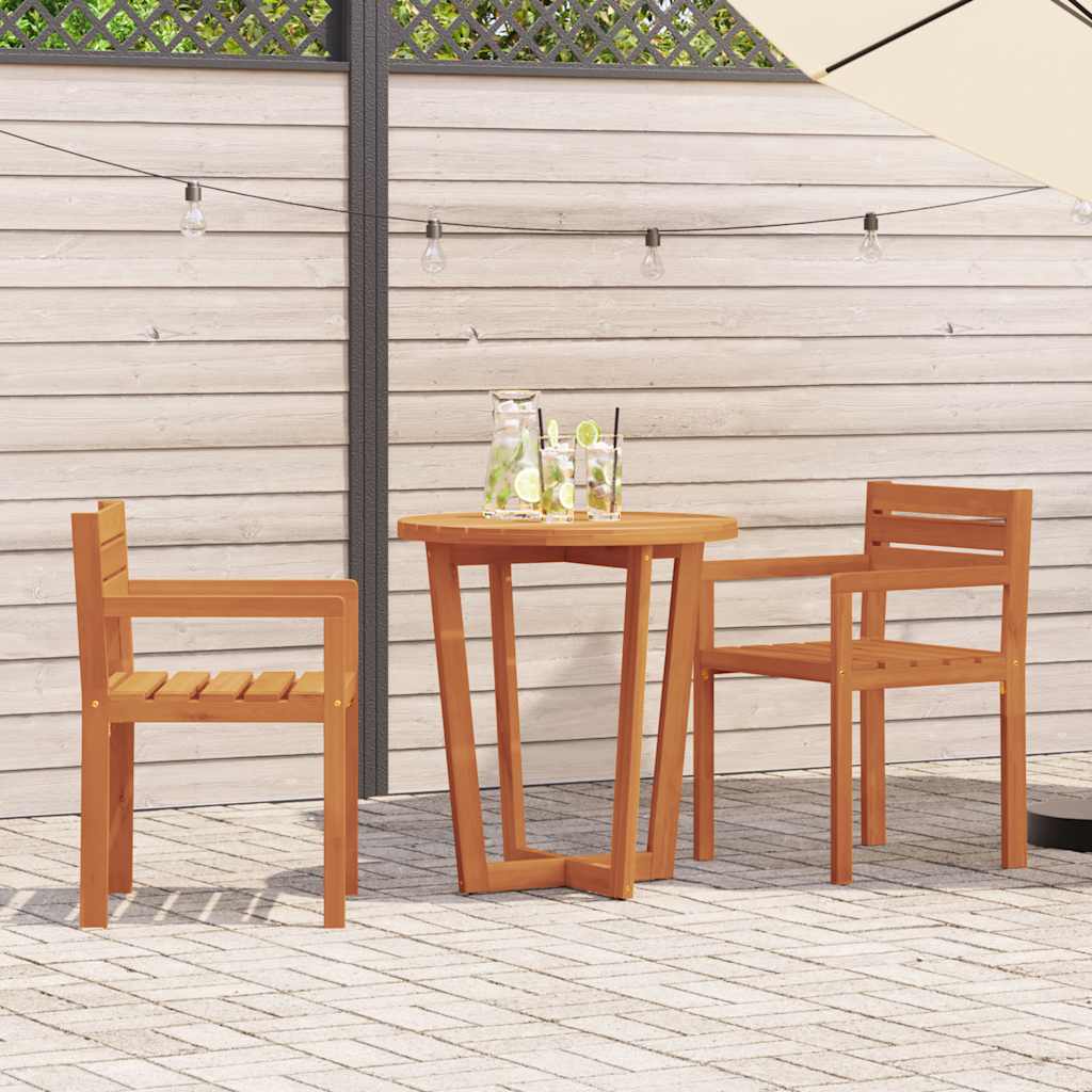 Sillas de jardín 2 uds madera maciza de acacia 59x55x85 cm
