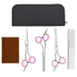 Set de tijeras de peluquería canina 4 piezas acero inoxidable