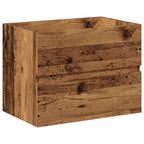 Mueble con lavabo integrado madera envejecida