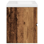 Mueble con lavabo integrado madera envejecida