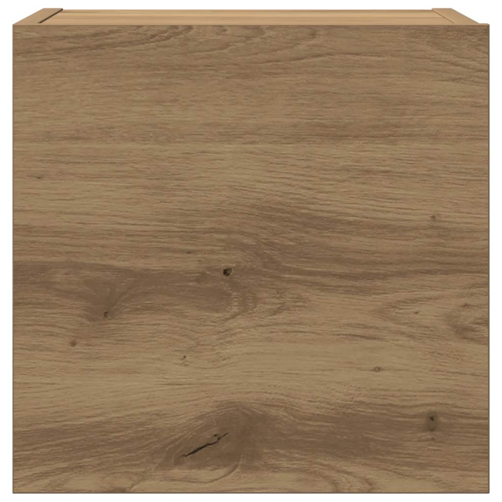 Mueble para TV de pared madera contrachapada artesanal 8 piezas