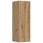 Muebles de TV de pared 3 uds madera ingeniería roble artesanal