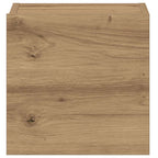 Muebles de TV de pared 3 uds madera ingeniería roble artesanal