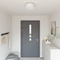 Ceiling light with spotlights 30 x 30 x 13.5 cm fabric