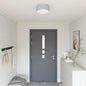 Ceiling light with spotlights 30 x 30 x 13.5 cm fabric