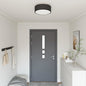 Ceiling light with spotlights 30 x 30 x 13.5 cm fabric