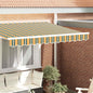 Substituição de folhos para toldo Antracite e Branco 2,5 m
