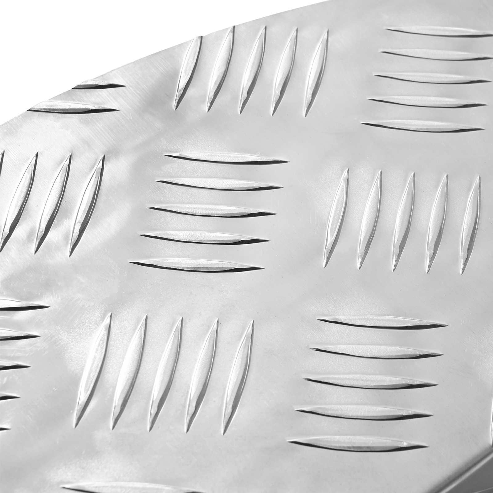 Peldaño Creciente 10 pcs Plateado 60 x 18 x 2,5 cm Aluminio