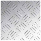 Peldaño Cuadrado 2 pcs Plateado 20 x 20 cm Aluminio