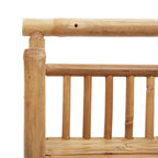 Estante de pared con estante Natural 40 x 13 x 44 cm Bambú