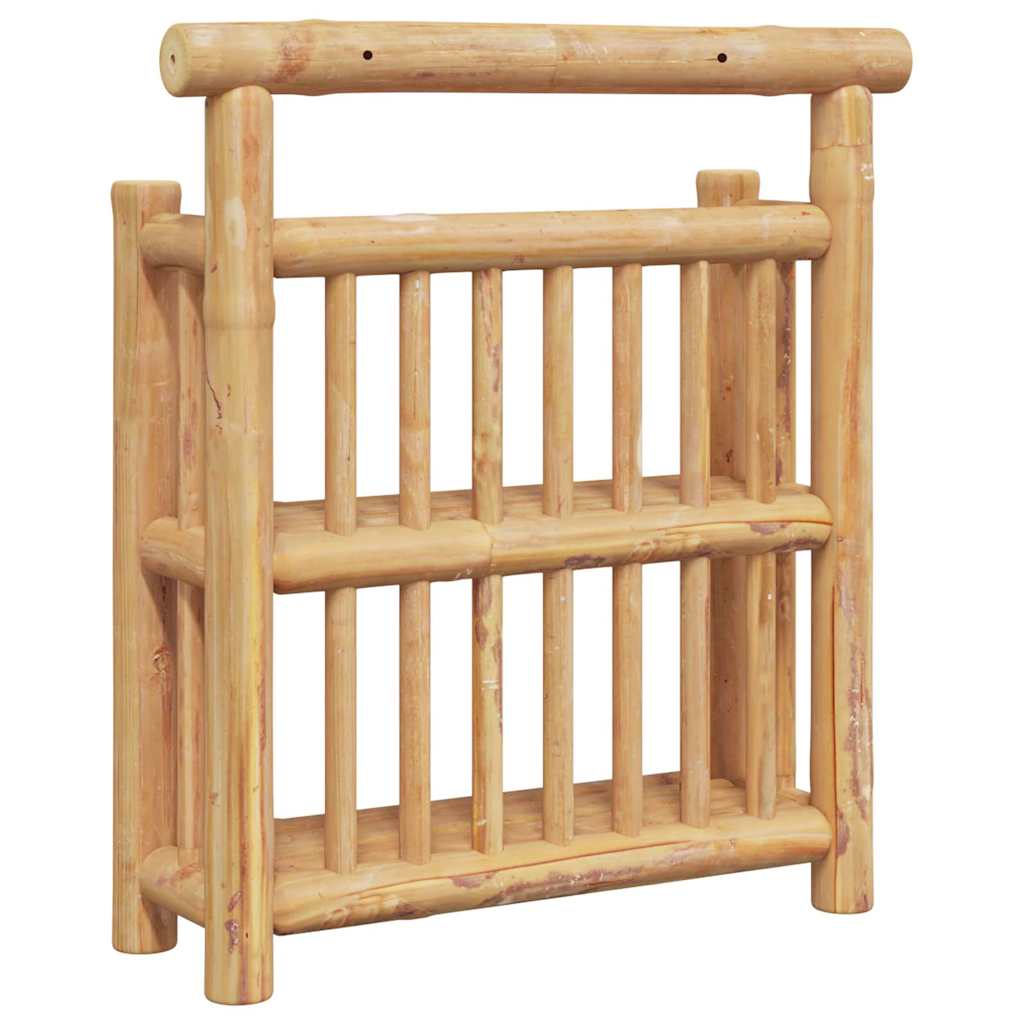 Estante de pared con estante Natural 40 x 13 x 44 cm Bambú