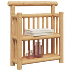 Estante de pared con estante Natural 40 x 13 x 44 cm Bambú