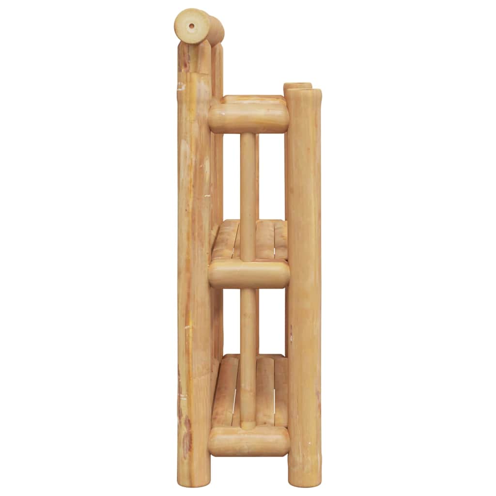 Estante de pared con estante Natural 40 x 13 x 44 cm Bambú