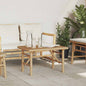 Mesa de Café Marrón 110 x 50 x 43 cm Bambú