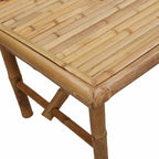 Mesa de Café Marrón 110 x 50 x 43 cm Bambú