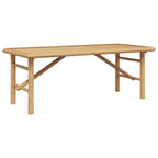 Mesa de Café Marrón 110 x 50 x 43 cm Bambú
