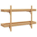 Estante de pared con estante Marrón 100 x 26 x 60 cm Bambú