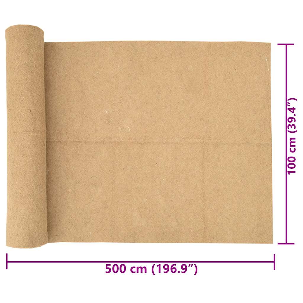 Estera de cáñamo para roedores 1x5 m 5 mm