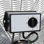 Ventilador de tambor Plateado 79 x 37 x 82 cm Aluminio