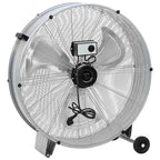 Ventilador de tambor Plateado 79 x 37 x 82 cm Aluminio