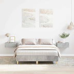 Estructura de cama 137 x 190 cm Madera de ingeniería