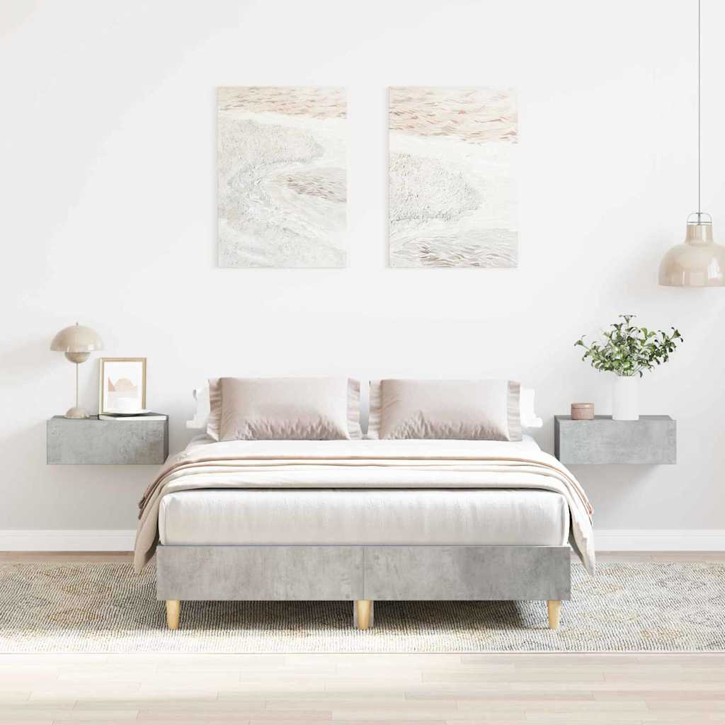Estructura de cama 137 x 190 cm Madera de ingeniería