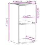 Caja para almacenaje LP 71x34x36cm madera de ingeniería