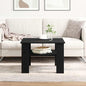 Mesa de Café Roble Negro 60 x 60 x 42 cm Madera de ingeniería