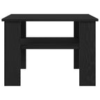 Mesa de Café Roble Negro 60 x 60 x 42 cm Madera de ingeniería