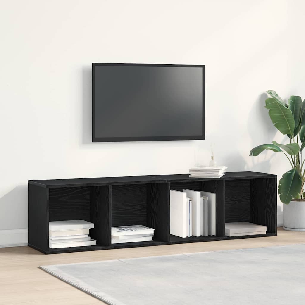 Librería Roble Negro 143 x 30 x 36 cm Madera de ingeniería