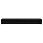 Soporte para monitor de madera de ingeniería de roble negro 100x24x13 cm
