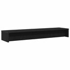 Soporte para monitor de madera de ingeniería de roble negro 100x24x13 cm