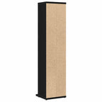 Estantería para CDs madera contrachapada roble negro 21x20x88cm