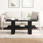Mesa de Café Roble Negro 102 x 55 x 42 cm Madera de ingeniería