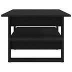 Mesa de Café Roble Negro 102 x 55 x 42 cm Madera de ingeniería