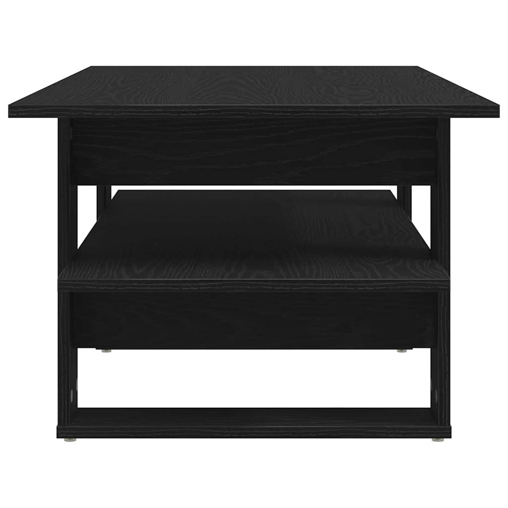 Mesa de Café Roble Negro 102 x 55 x 42 cm Madera de ingeniería