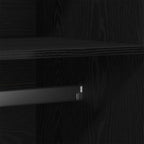 Armario Roble Negro 90 x 52 x 200 cm Madera contrachapada