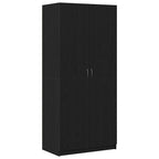 Armario Roble Negro 90 x 52 x 200 cm Madera contrachapada
