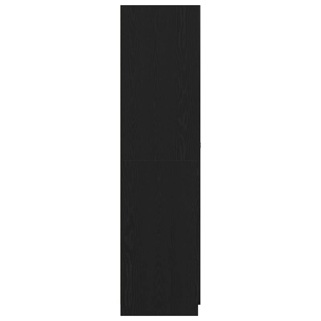 Armario Roble Negro 90 x 52 x 200 cm Madera contrachapada