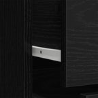 Armario Roble Negro 80 x 52 x 180 cm Madera contrachapada