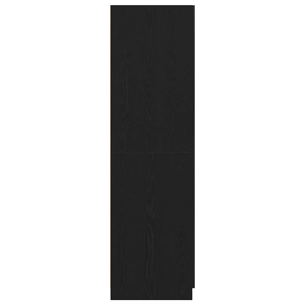 Armario Roble Negro 80 x 52 x 180 cm Madera contrachapada